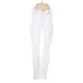 Hudson Jeans Jeggings - Low Rise: White Bottoms - Women's Size 27