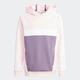 Kapuzensweatshirt ADIDAS SPORTSWEAR "TIBERIO 3STREIFEN COLORBLOCK KIDS HOODIE" Gr. 176, bunt (clear pink, white, shadow violet) Kinder Sweatshirts