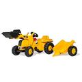 rolly toys | rollyKid CAT Caterpillar | Kids Tractor with Loader and Trailer | 023288,161 x 47 x 55 cm