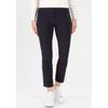 3/4-Hose STEHMANN "Igor", Damen, Gr. 40, N-Gr, blau (marine), Web, Obermaterial: 72% Viskose, 25% Polyamid, 3% Elasthan, unifarben, casual, figurbetont 3/4-Länge, Hosen, in Größen 32 bis 52, aus Viskose mit Stretch