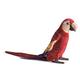 Plush Soft Toy Parrot, Red Macaw by Hansa. 30cm.