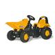 rolly toys S2602424 JCB Licensed Ride on Toy Tipping Dumper, Yellow, 93 x 44 x 52 cm