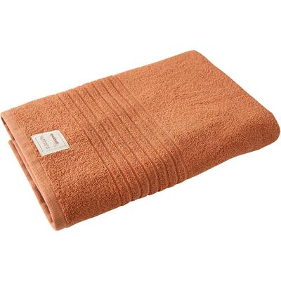 Duschtuch DYCKHOFF "Nature", orange (terra), B:70cm L:140cm, Frottier, Obermaterial: 100% Baumwolle, Handtücher (Packung) Image