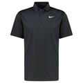 Nike Herren Tennis-Poloshirt, schwarz / weiss, Gr. M