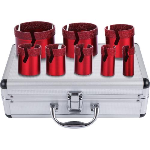 Diamant Lochsäge 8 pcs M14 20/25/32/35/40/50/60/68mm Diamantbohrer-Set 0.6/0.8/1/1.05/1.2/1.5/1.8/2