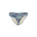 Kenneth Cole New York Swimsuit Bottoms: Blue Swimwear - Women's Size 10