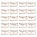 BESTONZON 20Pcs Portable Envelope Paperclips Decorative Planner Clips Delicate Office Paperclips