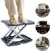 Fichiouy Adjustable Footrest with Non Slip Bottom Foot Stool for Car Under Desk Home