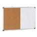 PEACNNG Aluminum alloy frame whiteboard Brown board blackboard writing board Easy Clean Cork Bulletin Board 60 x 90 cm Dry Erase Aluminum Frame Silver Color Offices Supplies