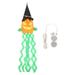 BESTONZON Halloween Windsock Lights Halloween Decor Outdoor Hanging Light Ornament (Pumpkin Style)