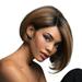 Sehao Short Hair Black Full Wigs For Fashion Women Wig Charming Bob Brazilian wig Brown Wigs for Women
