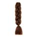 HX-Meiye Solid Color Big Braid Wig Dreadlocks Wig Fake Hair Pigtails Synthetic Hair for Women Girls A37