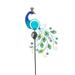 Solar Outdoor Lights Decorative Solar Garden Lights Metal Decorative Garden Stakes Waterproof Peacock Solar Stake Light for Outdoor Patio Yard Pathway