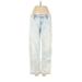 Simply Vera Vera Wang Casual Pants - Mid/Reg Rise Straight Leg Boyfriend: White Bottoms - Women's Size 4