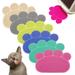 6 Colors Pet Dog Puppy Cat Feeding Mat Pad Cute PVC Bed Dish Bowl Food Feed Placement