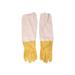 Beekeeping protective gloves 1 Pair Beekeeping Gloves Premium Leather Beekeeper s Glove Protective Gloves Anti-bee Gloves (Size XXL)