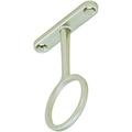 Sturdy Steel Center Closet Rod Support Bracket for standard 1-5/16 Diameter Closet Rods (2 Matt Aluminum)