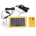 Homemaxs Outdoor Portable Solar Home System Kit DC Solar Panel Power Generator LED Light Bulbs Solar Camping Lighting System with USB Charger