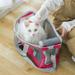 SDJMa Personalized Pet Carrier Tote Bag- Multicolor Foldable Puppy Carrier Purse Hangbag for Pet Dog Mom Tote Soft-Sided Pet Bag for Traveling