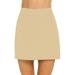 Maxi Skirt Womens Casual Solid Tennis Skirt Yoga Sport Active Skirt Shorts Skirt Yellow