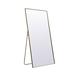 RE/FINE™ Sabine Rectangle Standing Metal Floor Mirror Metal in White/Yellow | 72 H x 36 W x 1 D in | Wayfair 4B77F8CAFE6D4AC6A59DC349D20EA24E