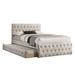 Red Barrel Studio® Gianfrancesco Upholstered Storage Bed Metal in Brown | 40 H x 42 W x 82 D in | Wayfair 444A2611BB354670B8D7F1DFD367CDCC