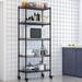 Rebrilliant Avala 62.5" H x 30" W x 14" D Shelving Storage Unit Steel in Black | 62.5 H x 30 W x 14 D in | Wayfair AAB8EF71E2CC4EB6953702A8307C0D75