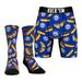 Men's Rock Em Socks Philadelphia 76ers Cheesesteaks Underwear and Crew Combo Pack