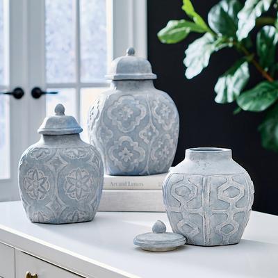 Handcrafted Ceramic Ginger Jars - Large - Grandin Road