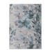 Baxter Floral Washable Rug - Sapphire, 5'3" X 7'3"/Sapphire - Grandin Road