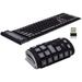 JUNWELL Foldable Silicone Wireless Keyboard Water Resistant Washable Portable Mini Keyboard with USB Receiver for PC Tablet Laptop Computer