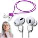 Ultra Strong Magnetic Airpod Pro Strap Anti-Lost Cord Sports Lanyard Compatible with Airpods 3rd 2nd Generation Pro 3 2 1 (Purple)