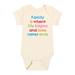 Instant Message - Celebrate Family - Family Is Where Life Begins & Love Never Ends - Infant Baby One Piece