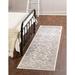 Unique Loom Carmel Charlotte Rug Runner 2 0 x 9 10 Ivory Modern Botanical Bathroom Hallway Mud Room