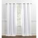 Chaps Home Melody Room Darkening Solid Textured Grommet Curtain Panel Pair