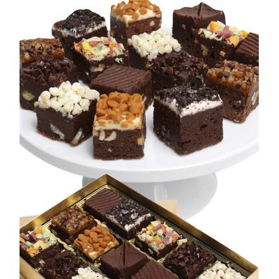 Send Flowers - Chocolate Brownie Gifts - 15 Pieces