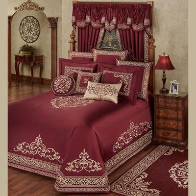 Winchester Grande Bedspread Set Ruby, Queen, Ruby