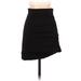 Zara Casual Skirt: Black Solid Bottoms - Women's Size X-Small