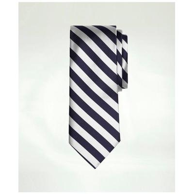 Brooks Brothers Men's Rep Tie | Navy/White | Size Regular