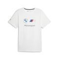 T-Shirt PUMA "BMW M Motorsport ESS Logo-T-Shirt Herren" Gr. S, weiß (white) Herren Shirts T-Shirts