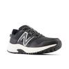 Laufschuh NEW BALANCE "WT410", Gr. 38, schwarz-weiß (schwarz, weiß), Synthetik, sportlich, Schuhe, Walkingschuh, Trailrunningschuh