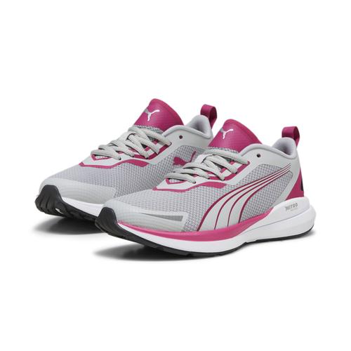 „Sneaker PUMA „“PUMA Kruz NITRO™ Sneakers Jugendliche““ Gr. 38.5, pink (ash gray pinktastic silver metallic) Kinder Schuhe“