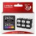 PG-243 CL-244 Halofox Compatible Canon PG-243 Black Ink Cartridge Compatible to iP2820 MX492 MG2420 MG2520 MG2920 MG2922 MG2924 MG3020 MG2525 TS3120 TS302 TS202 and TR4520