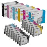 LD Products Ink Cartridge Replacements for Epson 48 (4 Black 2 Cyan 2 Magenta 2 Yellow 2 Light Cyan 2 Light Magenta 14-Pack)