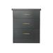 Forest Designs 3 - Drawer Nightstand Wood in Gray | 30 H x 25 W x 18 D in | Wayfair 3035GN-OGR