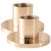 2pcs Gold Candle Holder Metal Candlestick Holder Party Taper Candle Holder