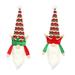 2Pcs Decorative Wine Decors Adorable Christmas Decors Delicate Bottle Covers Wine Accessory