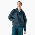 Dickies Women's Oakport Zip Hoodie - Reflecting Pond Size M (FWR03)