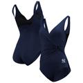 Women's Tommy Bahama Navy New York Yankees Pearl Clara One-Piece Swimsuit