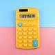 SDJMa Basic Standard Calculators 4.3 X2.5 Small Digital Desktop Calculator with 8-Digit LCD Display Solar Power Smart Calculator Portable Pocket Size for Kids Office Home School Supplies